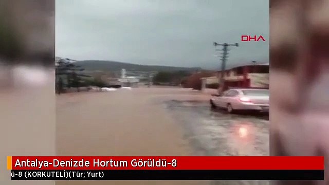 Antalya-Denizde Hortum Görüldü-8