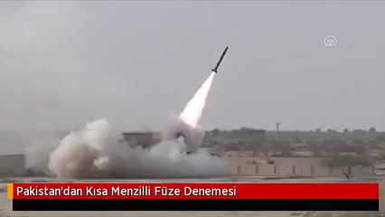 Pakistan'dan Kısa Menzilli Füze Denemesi