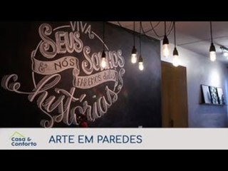 Casa & Conforto: Arte em paredes