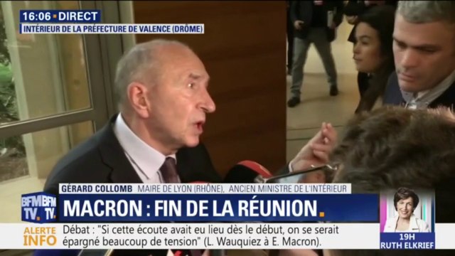 Débat à Valence: pour Gérard Collomb, Laurent Wauquiez a exprimé des problèmes qui peuvent être réels