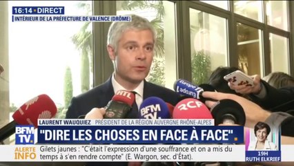 Laurent Wauquiez: Emmanuel Macron doit "échanger directement avec les Français"
