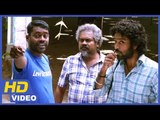 Kayal Tamil Movie - Chandran and Vincent reach villain's house