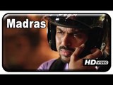 Madras Tamil Movie Scenes - HD | Karthi starts fearing the wall | Kalaiyarasan