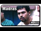 Madras Tamil Movie Scenes - HD |  Karthi tries to hide from Catherine Tresa