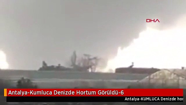 Antalya-Kumluca Denizde Hortum Görüldü-6