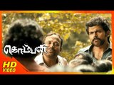 Komban Tamil Movie | Scenes | Karthi tries to resolve the panchayath issue | Thambi Ramaiah