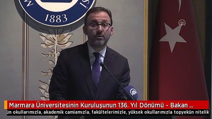 Marmara Üniversitesinin Kuruluşunun 136. Yıl Dönümü - Bakan Kasapoğlu (3)