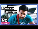 Romeo Juliet Tamil Movie | Scenes | Jaym Ravi and Hansika's Intro Scene