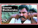 Veeran Muthuraku Tamil Full Movie | Scenes | Shanmugharajan killes Aadukalam Naren | Kathir