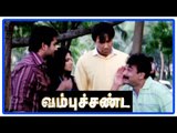 Vambu Sandai Tamil Movie | Scenes | Riyaz Khan worried about Vijayan | Manobala | Sathyaraj