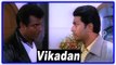 Vikadan Tamil Movie | Scenes |  Arun Pandian interrogates Harish Raghavendra