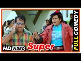 Super Tamil Movie | Full Comedy Scenes | Nagarjuna | Ayesha Takia | Anushka | Brahmanandam