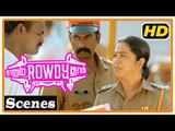 Naanum Rowdy Dhaan Movie | Scenes | Vijay Sethupathi intro supporting rowdy during police selection