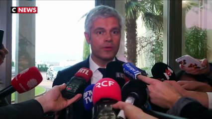 Drôme : Laurent Wauquiez critique le débat d'Emmanuel Macron