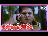 Kathirvel Kakka Tamil Movie | Scenes | Manoj interrogates an accuse | Karunas | Vinitha
