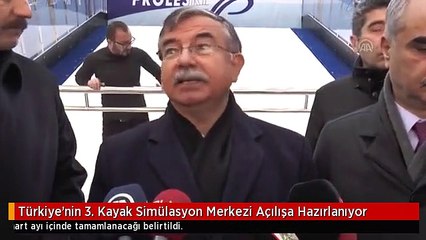 Türkiye'nin 3. Kayak Simülasyon Merkezi Açılışa Hazırlanıyor