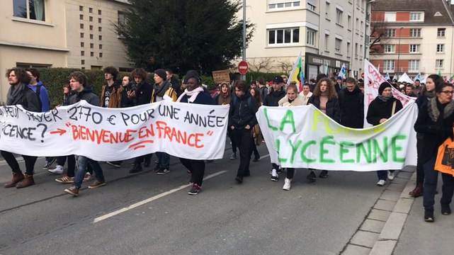 Manifestation des enseignants du 1er et second degré