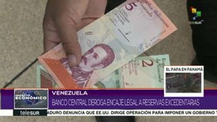 Venezuela: BCV deroga encaje legal a reservas excedentarias