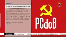 Brasil: Partido Comunista rechaza posición de Gobierno hacia Venezuela