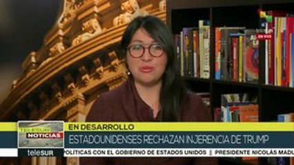 Estadounidenses rechazan injerencia de Trump en Venezuela