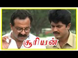Suriyan Tamil Movie | Scenes | Sarath Kumar reveals past | Minister wants Sarath