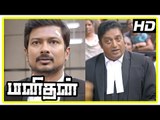 Manithan Tamil Movie | Scenes | Udhayanidhi attacked | Court appoints security for Udhayanidhi