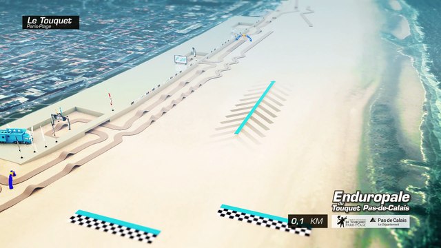 Parcours 2019 Enduropale du Touquet Pas-de-Calais