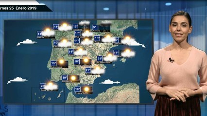 El tiempo: pronóstico para el viernes 25 de enero de 2019