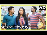 Oru Naal Koothu Tamil movie | scenes | Dinesh surprises Nivetha | Riythvika gets proposal