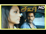 Samar Tamil Movie Scenes | Vishal decides to leave Bangkok | Vishal saves Trisha | John Vijay