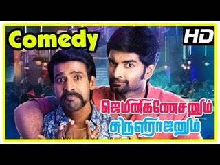 Download Video: Gemini Ganeshanum Suruli Raajanum Comedy Scenes | Atharvaa | Soori | Pranitha | Aishwarya