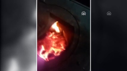 Polisi görünce uyuşturucuyu sobada yaktı - OSMANİYE