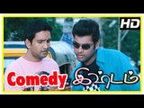 Ishtam Movie Scenes | Santhanam Latest Comedy | Vimal and Nisha argue with each other