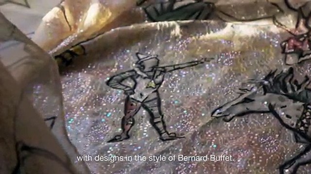 Savoir-faire : les secrets de la robe en soie et sequins du défilé Dior haute couture