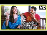 Romeo Juliet Movie Scenes | Jayam Ravi meets a girl | Hansika pays for Jayam Ravi's makeover