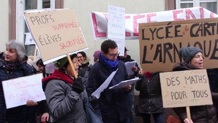 Strasbourg : les enseignants mobilisés contre la réforme du bac