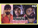 Nenjil Thunivirunthal 2017 Movie Scenes | Harish Uthaman tries to escape | Sundeep questions Vinoth