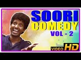 Soori Comedy Scenes | Soori Best Comedy Collection | Vol 2 | John Vijay | Jeeva | Udayanidhi