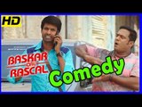 Bhaskar Oru Rascal Tamil Movie | Full Comedy Scenes | Arvind Swamy | Soori | Robo Shankar