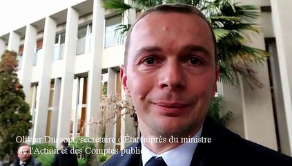 Les réactions des ministres Didier Guillaume, Sébastien Lecornu et Olivier Dussopt à l’issue de ces échanges avec les maires et Emmanuel Macron