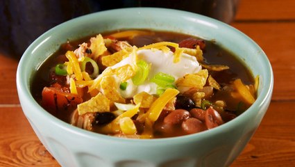 This Chicken Taco Soup Is The Coziest Dinner Ever