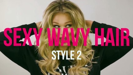 How to Give Yourself a Sexy Wavy Hairstyle