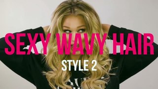 How to Give Yourself a Sexy Wavy Hairstyle