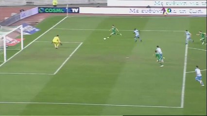 Tasos Chatzigiovanis AMAZING Chance - Panathinaikos vs Lamia 24.01.2019 [HD]