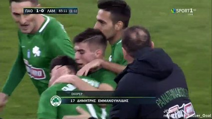Dimitrios Emmanouilidis Goal HD - Panathinaikos 1 - 0 Lamia - 24.01.2019 (Full Replay)