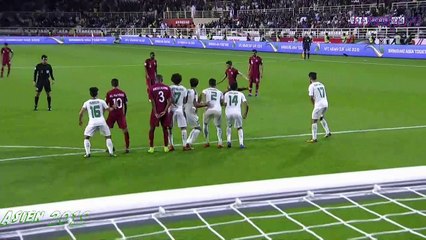 مباراه العراق وقطر دور الـ 16 في كاس اسيا الشوط الثاني   22_1_2019