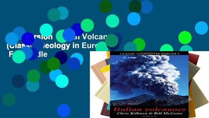 Full version  Italian Volcanoes (Classic Geology in Europe)  For Kindle