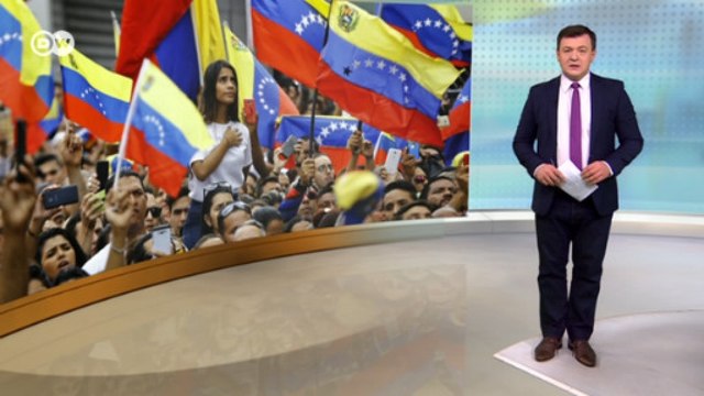 Борьба за власть в Венесуэле: взгляд США и РФ. Приговор Януковичу за измену. DW Новости (24.01.2019)