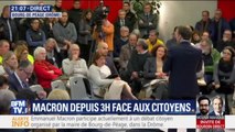 Face à une gilet jaune, Emmanuel Macron indique qu'il 