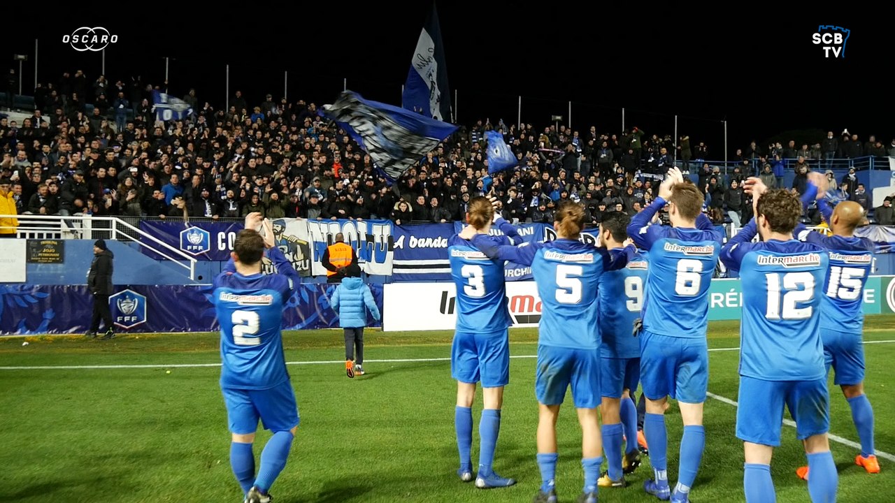 Bastia 2-1 Noisy Le Grand : La joie devant la tribune Est !